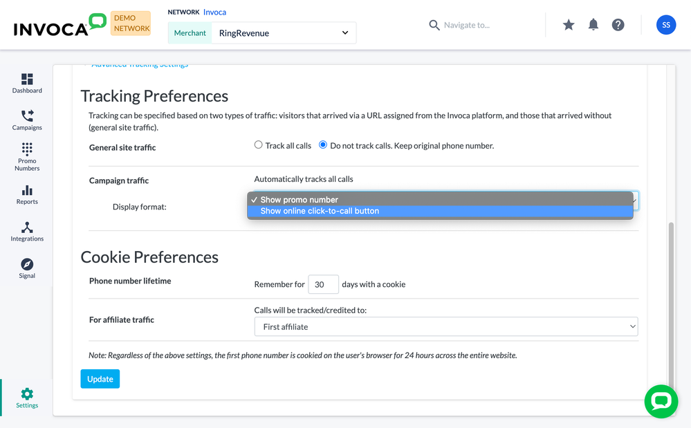 Automated dialing from your landing pages using online click-to-call