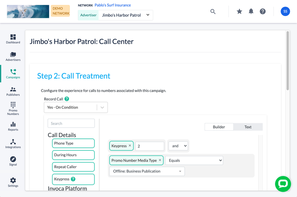 Conditional Call Recording