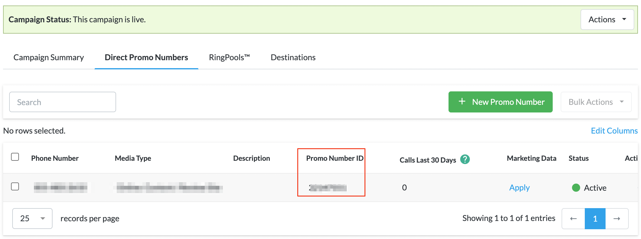 How to Create Static Promo Numbers via API?